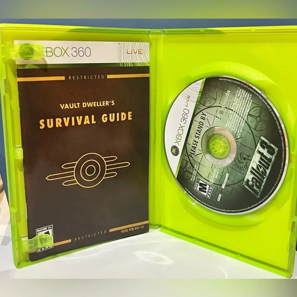 Fallout 3 (Microsoft XBOX 360, 2008) Complete tested